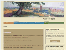 Tablet Screenshot of agroecologie.fr